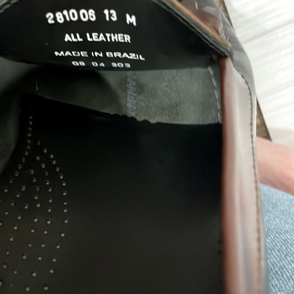 🌟Mens Duck Head Black / Brown Leather Tassel Loafer /Dress Shoe size 13 M - Picture 8 of 13